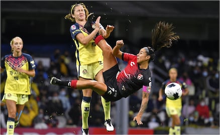 La brutal patada en el América vs Atlas de la Liga MX Femenil