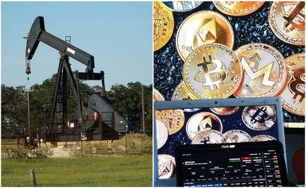Criptomonedas y petróleo abren la semana a la baja