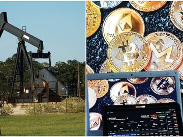 Criptomonedas y petróleo abren la semana a la baja