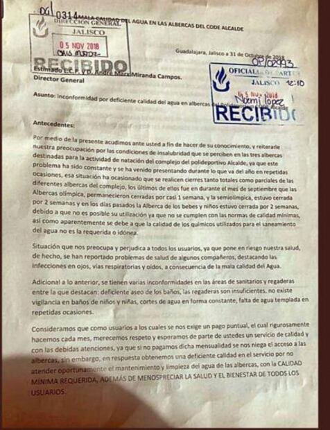 La doble moral en el caso de nadadores intoxicados en Guadalajara