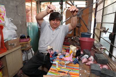En el olvido, el arte de dar vida a un títere