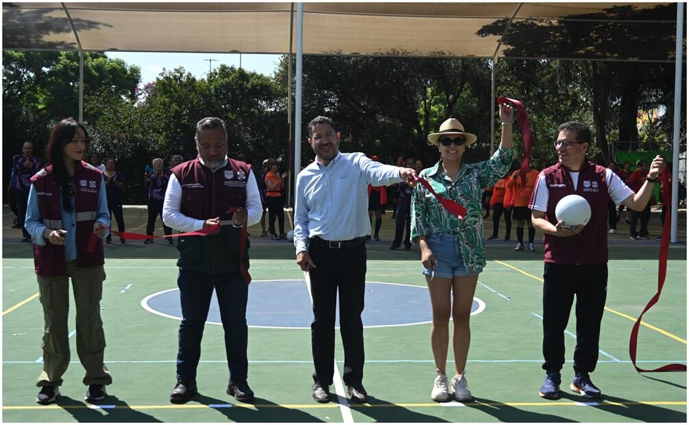 Inauguración de obras de rehabilitación de espacios del Deportivo y Centro Social "Rosario Iglesias Rocha". Foto: Especial
