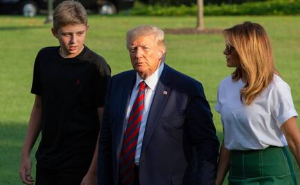 Barron, hijo de Melania y Trump también tuvo Covid-19, revela la primera dama
