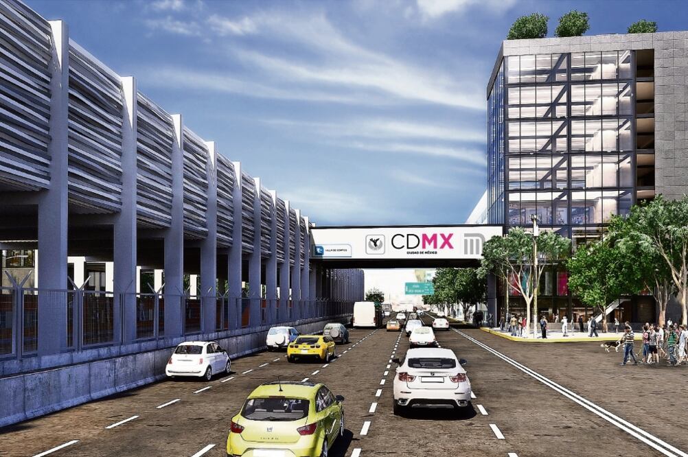 En la estación Villa de Cortés construirán dos edificios que estarán ubicados en las aceras oriente y poniente de Tlalpan y se eliminarán los torniquetes para el libre cruce de peatones de lado a lado de la calzada. (FOTO: STC METRO)