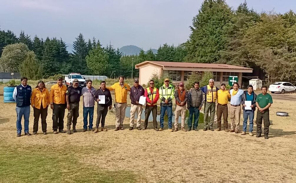 Controlaron incendio forestal en el parque nacional Lagunas de Zempoala. Foto Especial