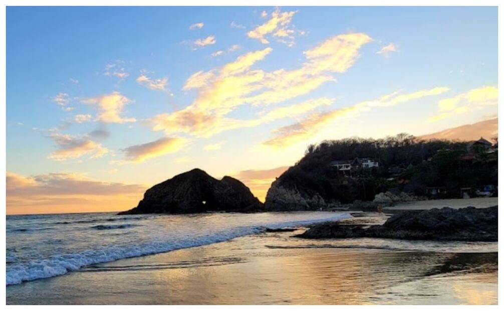 Playa nudista en México. Imagen: Google Maps.