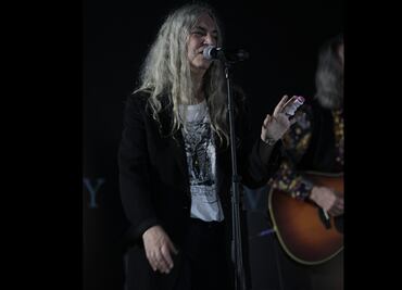 Patti Smith sedujo con recital en el Hay Festival