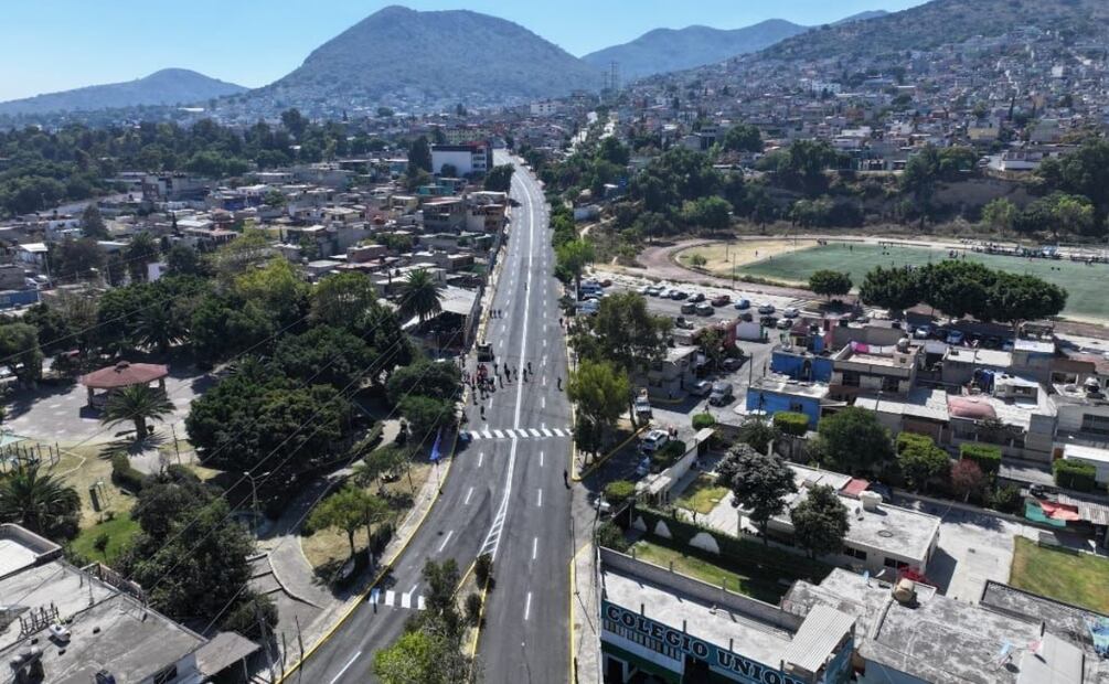 Plan Integral Oriente avanza en Ecatepec; repavimentación, agua y seguridad muestran resultados. Foto: Especial