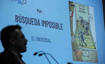 Caricaturista de EL UNIVERSAL recibe Premio Nacional de Periodismo 2023; cartón aborda el caso Ayotzinapa