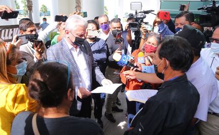 Se manifiestan familiares de desaparecidos en el Congreso de Tamaulipas