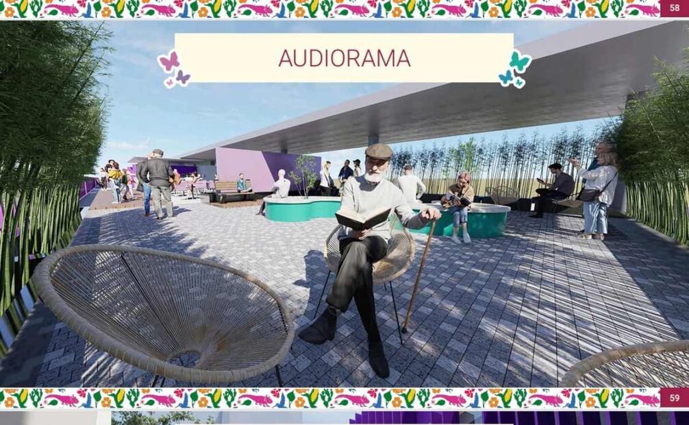 Utopía Modular que contará como proyectos anclas una Casa de Día para adultos mayores y un audiorama (24/06/2025). Foto: Especial