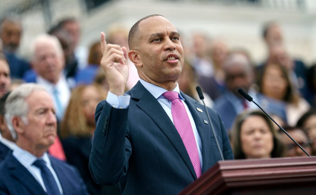 El líder de la minoría de la Cámara de Representantes de Estados Unidos, Hakeem Jeffries. Foto: EFE