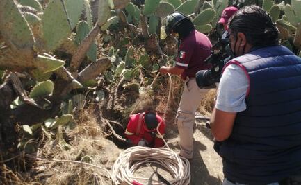 Tras 16 horas, rescatan a siete personas extraviadas en una cueva en Teotihuacán