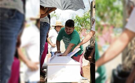 “Quedó atrapado en el lodo”: sepultan a 4 niños fallecidos tras “Otis”