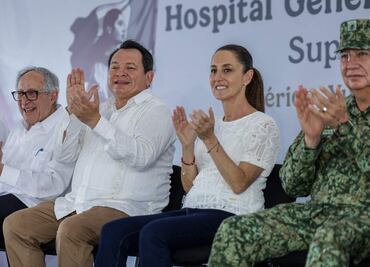 Sheinbaum y Joaquín Díaz Mena supervisan avance del nuevo Hospital General Agustín O’Horán; inversión asciende a más de 4 mil 700 mdp