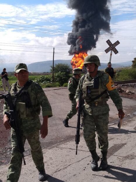 Explota ducto de gas en Celaya, Guanajuato