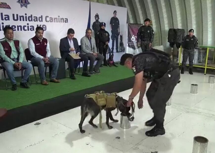 Unidad Canina e Inteligencia K9. FOTO: Especial/ EL UNIVERSAL/
