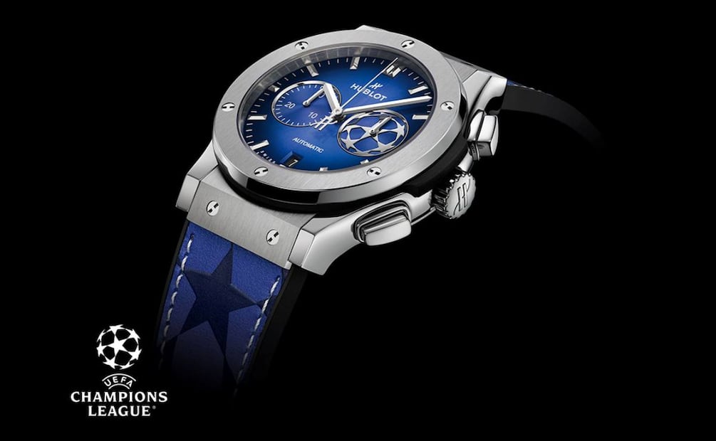 Hublot Classic Fusion Chronograph UEFA Champions League Titanium. Foto: Cortesía