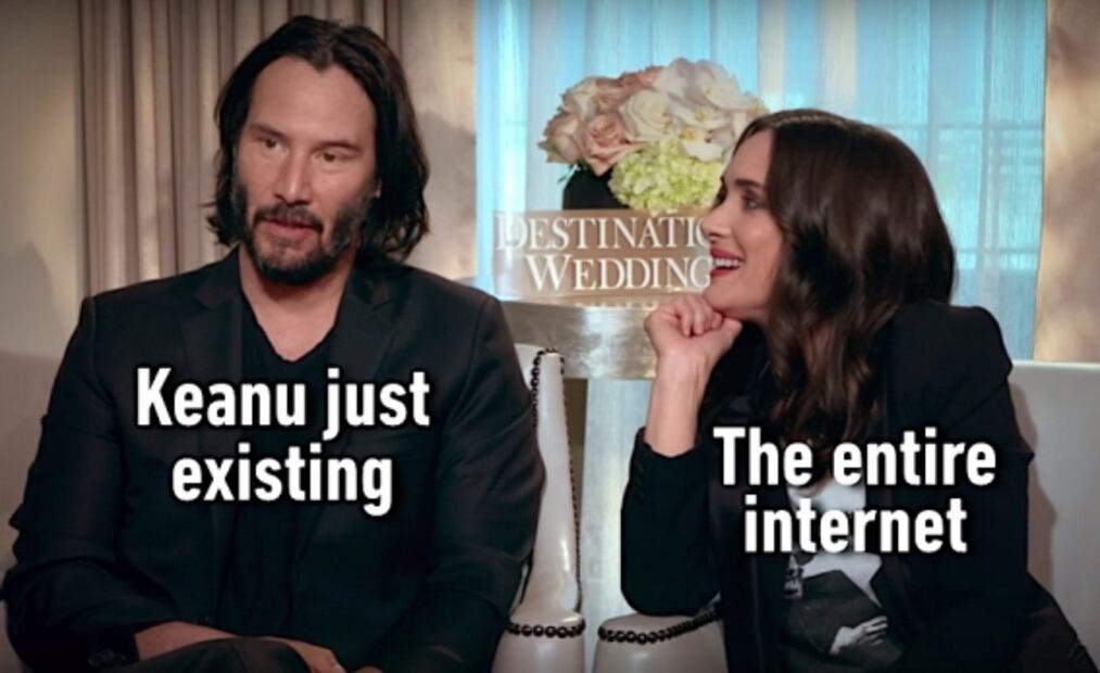 Los memes de Keanu Reeves reinan en las redes 