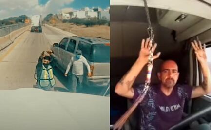 ¡Ya nos torcieron! Hombres armados interceptan tráiler y bajan a conductor en libramiento Querétaro-Chimequillas