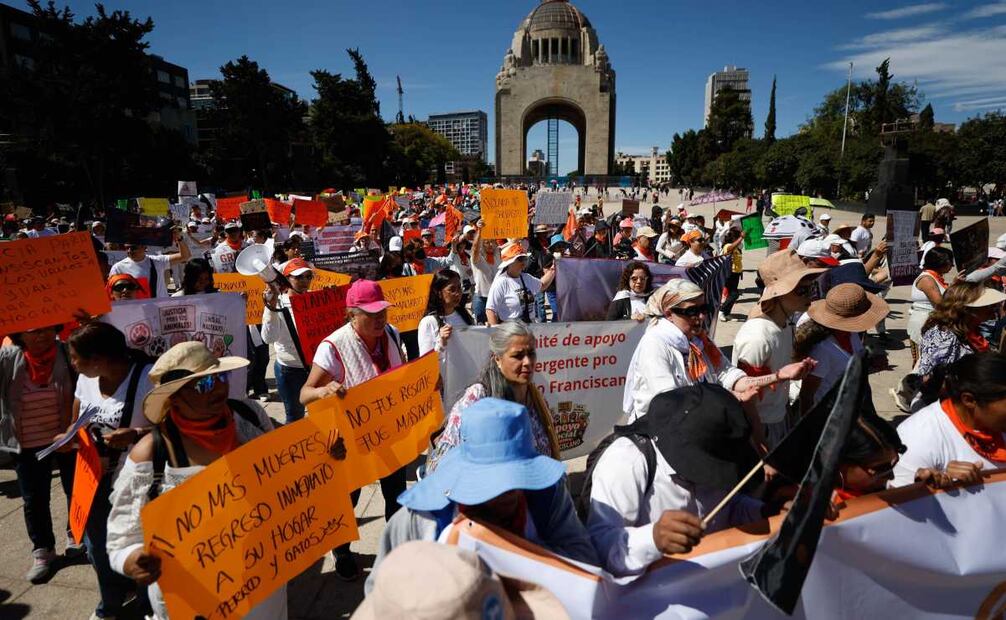 Protestas a favor del Refugio Franciscano (25/01/2026). Foto: Diego Simón / EL UNIVERSAL