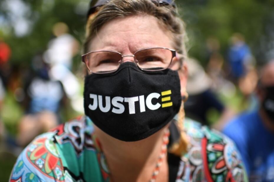 Miles se reúnen en Washington para marchar contra el racismo; "no vamos a ir a ninguna parte", dicen