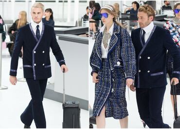 Desfilaron aviones para Chanel