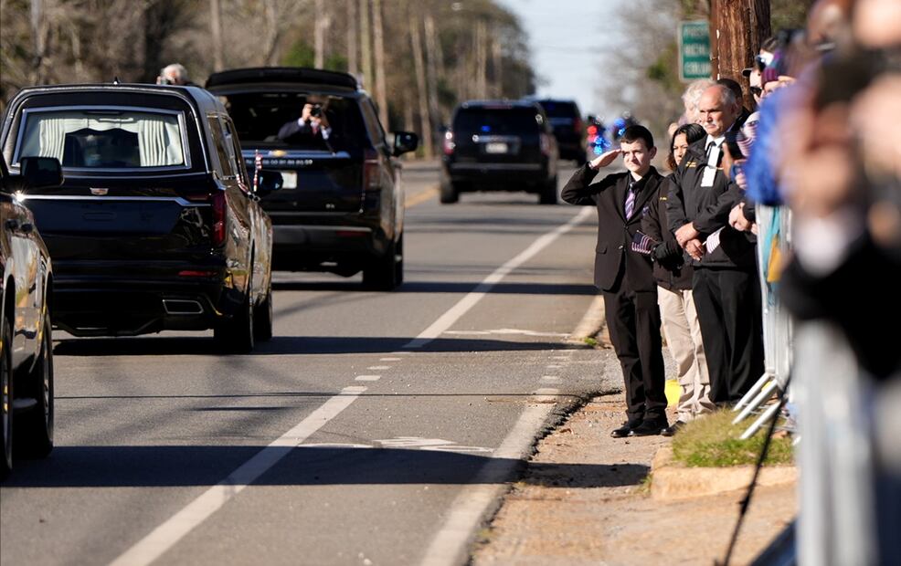 Homenaje al expresidente de EU, Jimmy Carter. Foto: AP