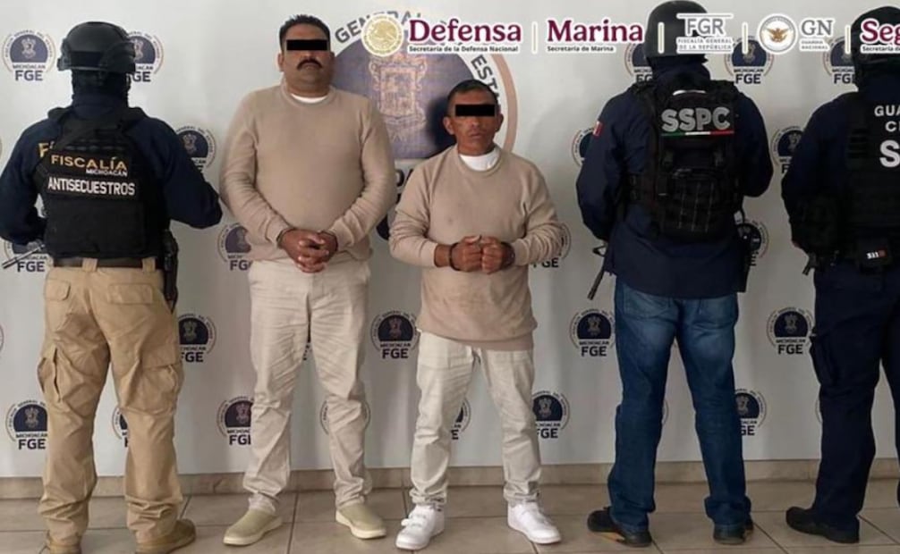 Fueron detenidos Cirilo “N”, alias “El Capi” y Servando “N” Foto: @OHarfuch