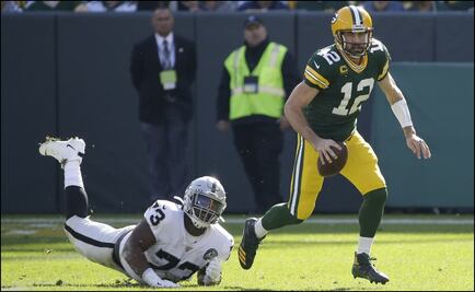 Packers vence a Raiders con histórico juego de Rodgers