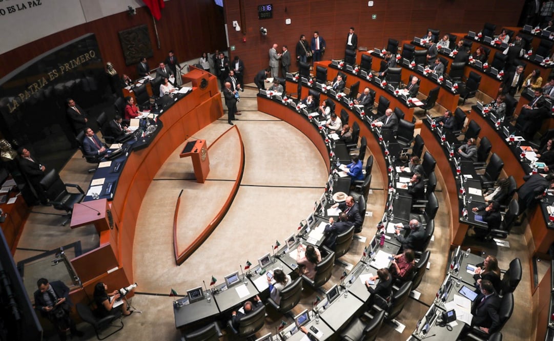 Sesión del Senado de la República. Foto: Archivo/EL Universal