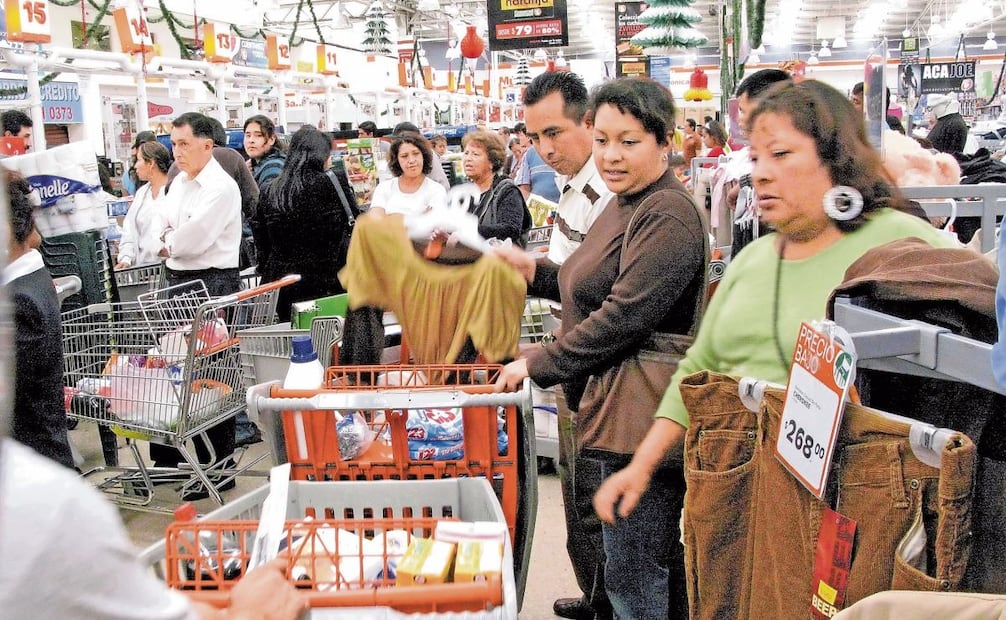 El Consumo Privado en el Mercado Interior reportó un incremento mensual de 1.2% en febrero.  Foto: Archivo | El Universal (26/12/2024)