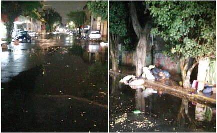 Lluvia deja 13 encharcamientos en tres alcaldías de la CDMX