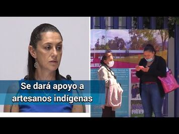Anuncia Sheinbaum 50 mil microcréditos de $10 mil pesos ante coronavirus