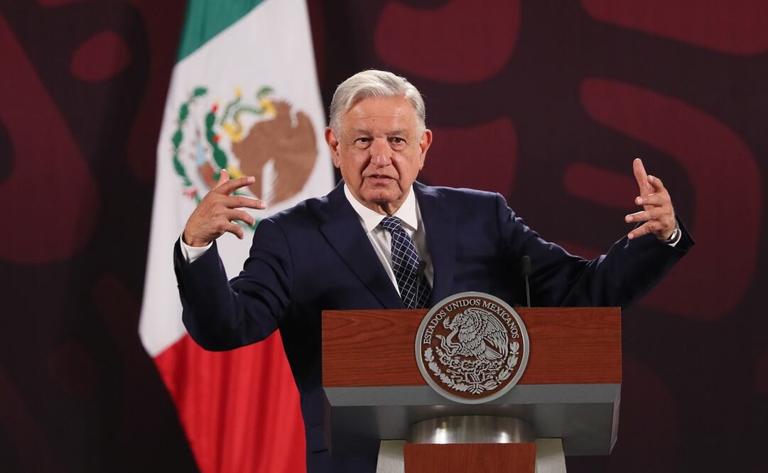 López Obrador en su mañanera del 12 de septiembre. Foto: Mario Guzmán / EFE