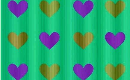 Reto Viral. ¿De qué color son los corazones?