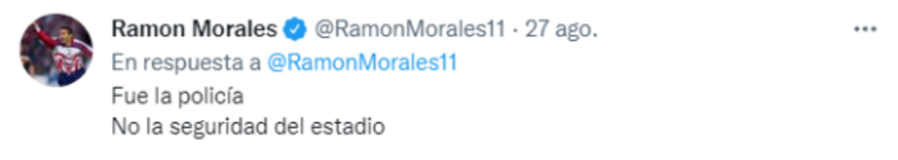 ¿Por qué la policía regañó a Ramón Morales en el Estadio Akron?