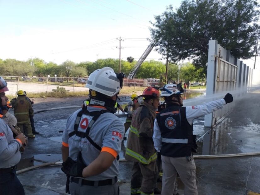 Registran incendio en Fábrica de Apodaca, Nuevo León