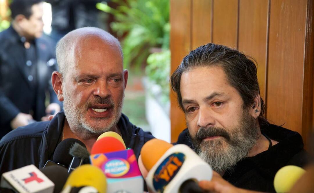 Pato y Coco Levy despiden a su madre Talina Fernández en la intimidad de su hogar. Foto: Germán Espinosa/EL UNIVERSAL.