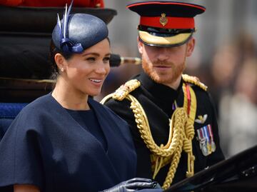 Meghan Markle elige el azul para su primera aparición oficial