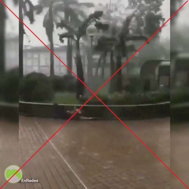 Los videos falsos y reales del huracán "Dorian" durante su paso por Bahamas