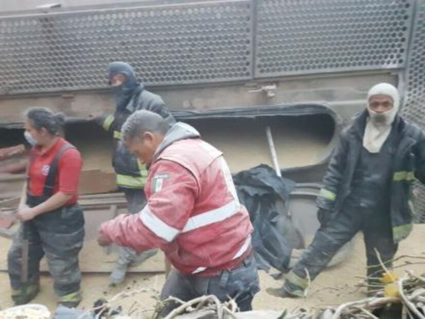 Descarrilamiento de tren deja 5 muertos en Ecatepec