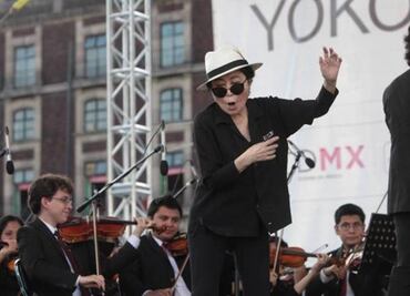 Yoko Ono opens 'Land of Hope' exhibition in Mexico