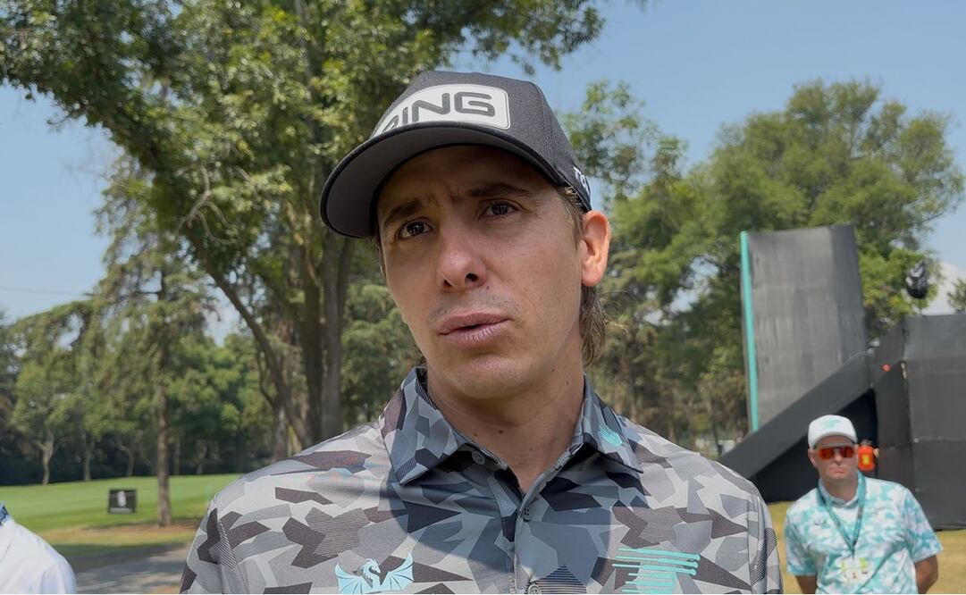 Carlos Ortiz, previo a la edición de LIV Golf que se celebrará en la Ciudad de México - Foto: Saúl Cano/EL UNIVERSAL