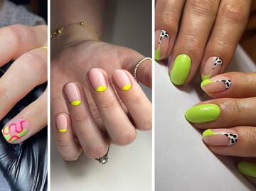 Uñas neón para deslumbrar con tu manicura en verano