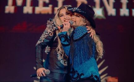 Así fue el debut de Melenie Carmona junto a su mamá Alicia Villarreal: "Tengo pánico escénico"