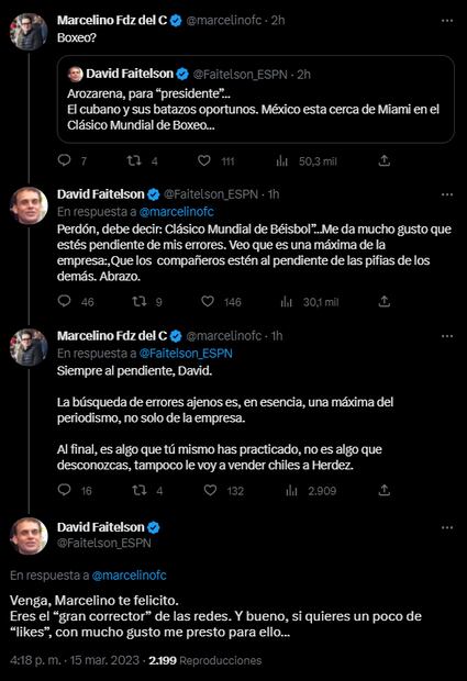 David Faitelson se engancha con reportero de ESPN por culpa del Clásico Mundial de Beisbol