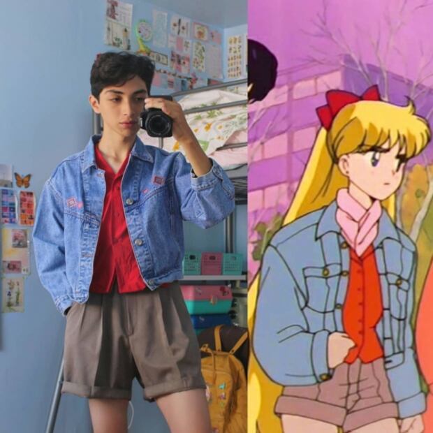 Te presentamos al hombre que recrea los outfits de las Sailor Scouts
