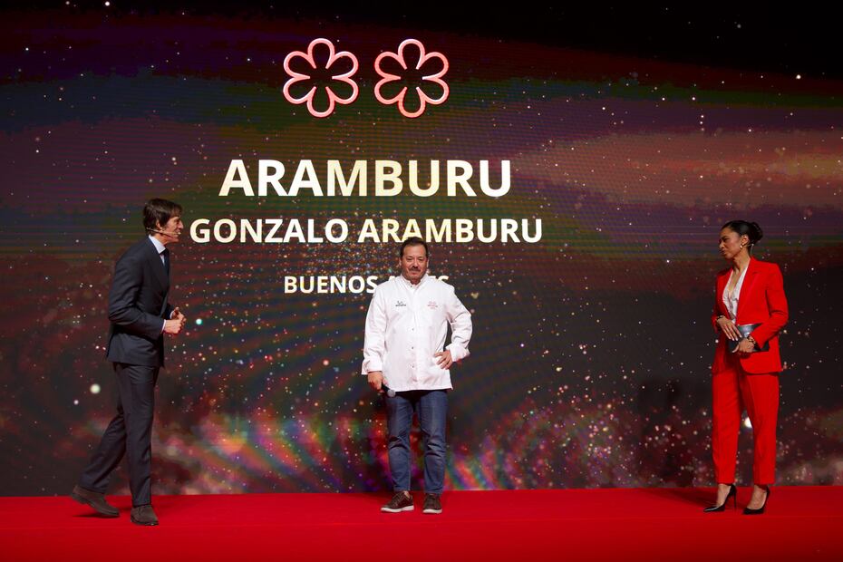 Aramburu  obtuvo nuevamente dos estrellas Michelin. Foto: Cortesía Michelin