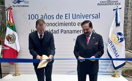 Inauguran exposición fotográfica "100 años de EL UNIVERSAL" en la UP